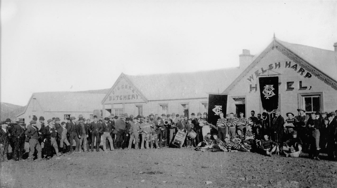The Welsh Harp Hotel at Cambrian over 100 years ago. PHOTOS: SUPPLIED