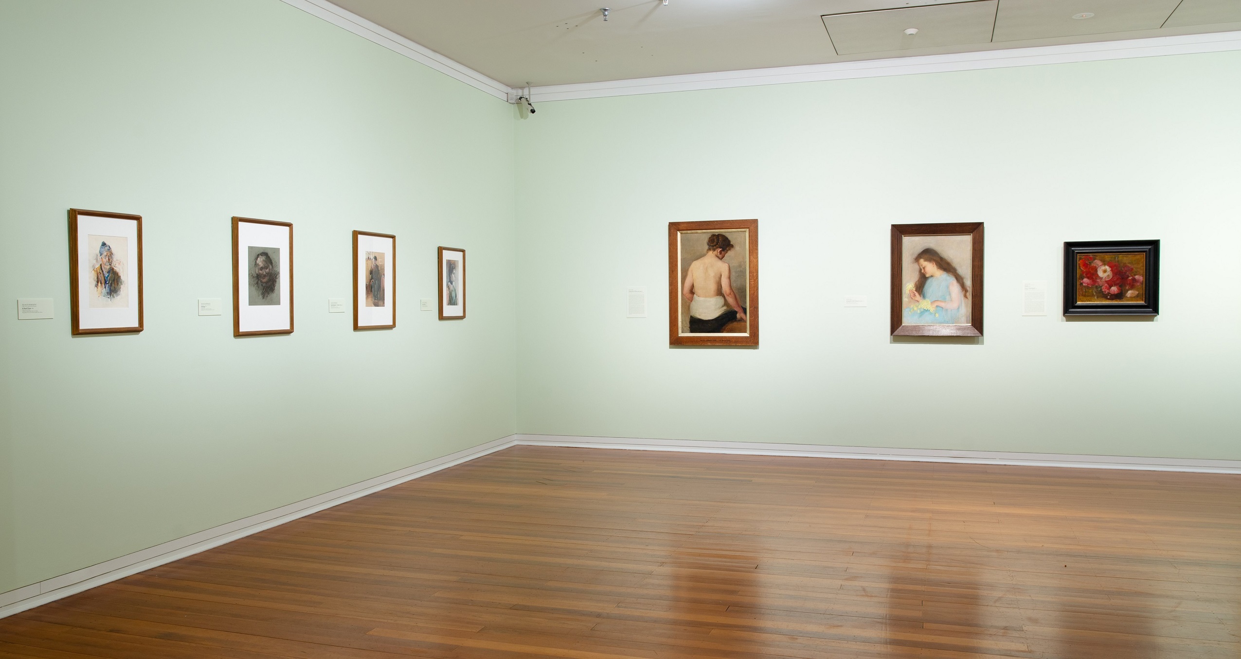 Installation view of "Groundbreakers: Grace Joel, Frances Hodgkins and the new art of Ōtepoti".