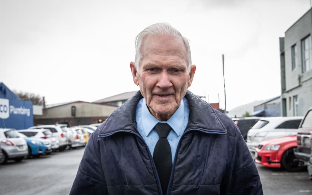 Howard Temple outside court. Photo: RNZ Howard Temple outside court. Photo: RNZ