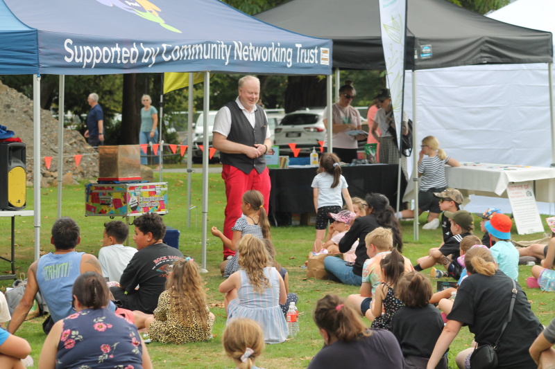 The crowd was amazed by the magic show put on by Jimmy the Marvel Magician, with plenty of...