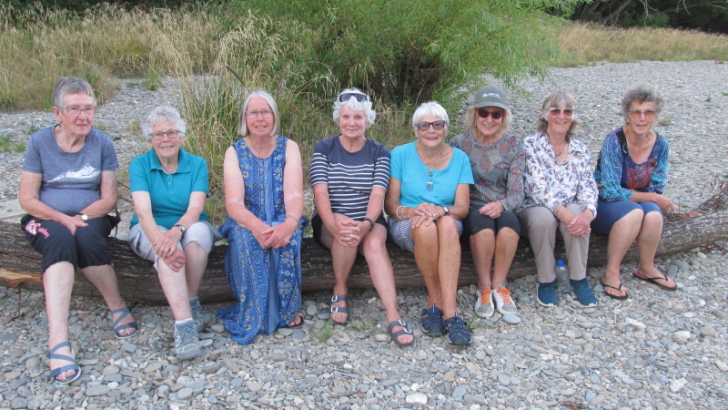 Eight of the 10 Happy Wanderers who completed their annual walk in Central Otago this year.