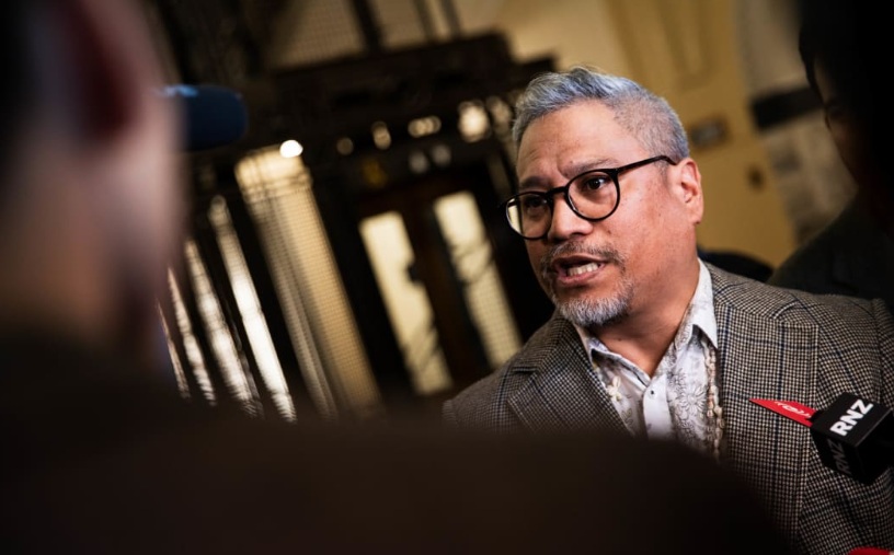 The Green Party's Pacific Peoples spokesperson, Teanau Tuiono. Photo: RNZ 