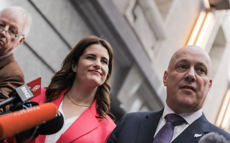 Finance Minister Nicola Willis and Prime Minister Christopher Luxon. File photo: RNZ