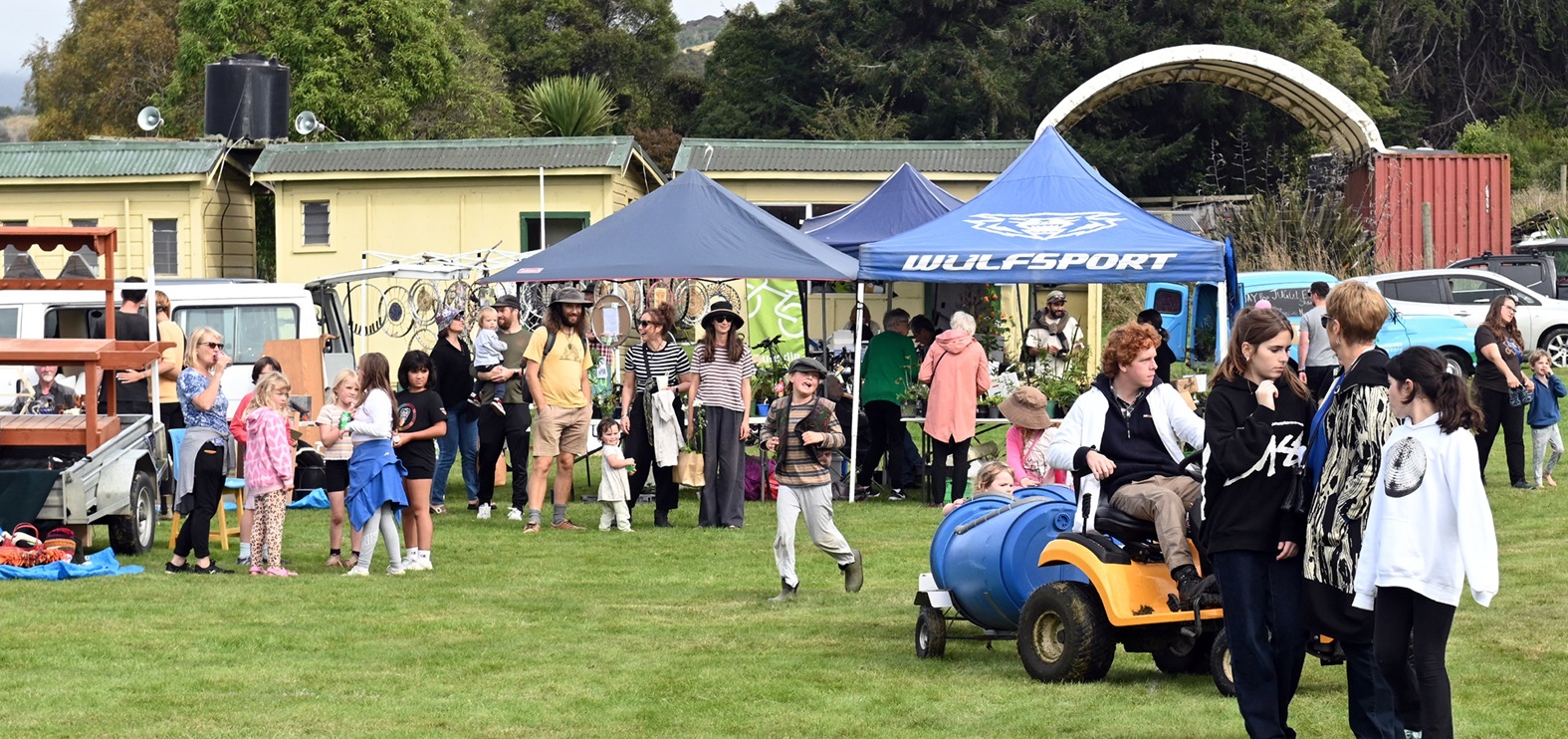 Hundreds attend the Blueskin Show Day at Bland Park, Waitati, yesterday. Photos: Linda Robertson