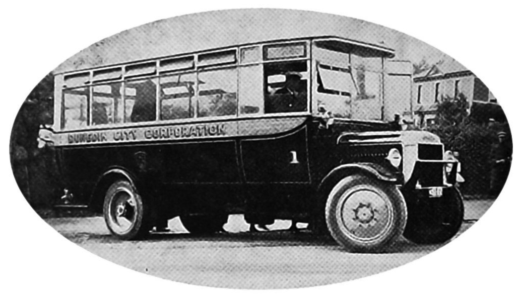 A 26-seater Leyland motor bus just completed for the Dunedin City Corporation Tramways. — Otago...