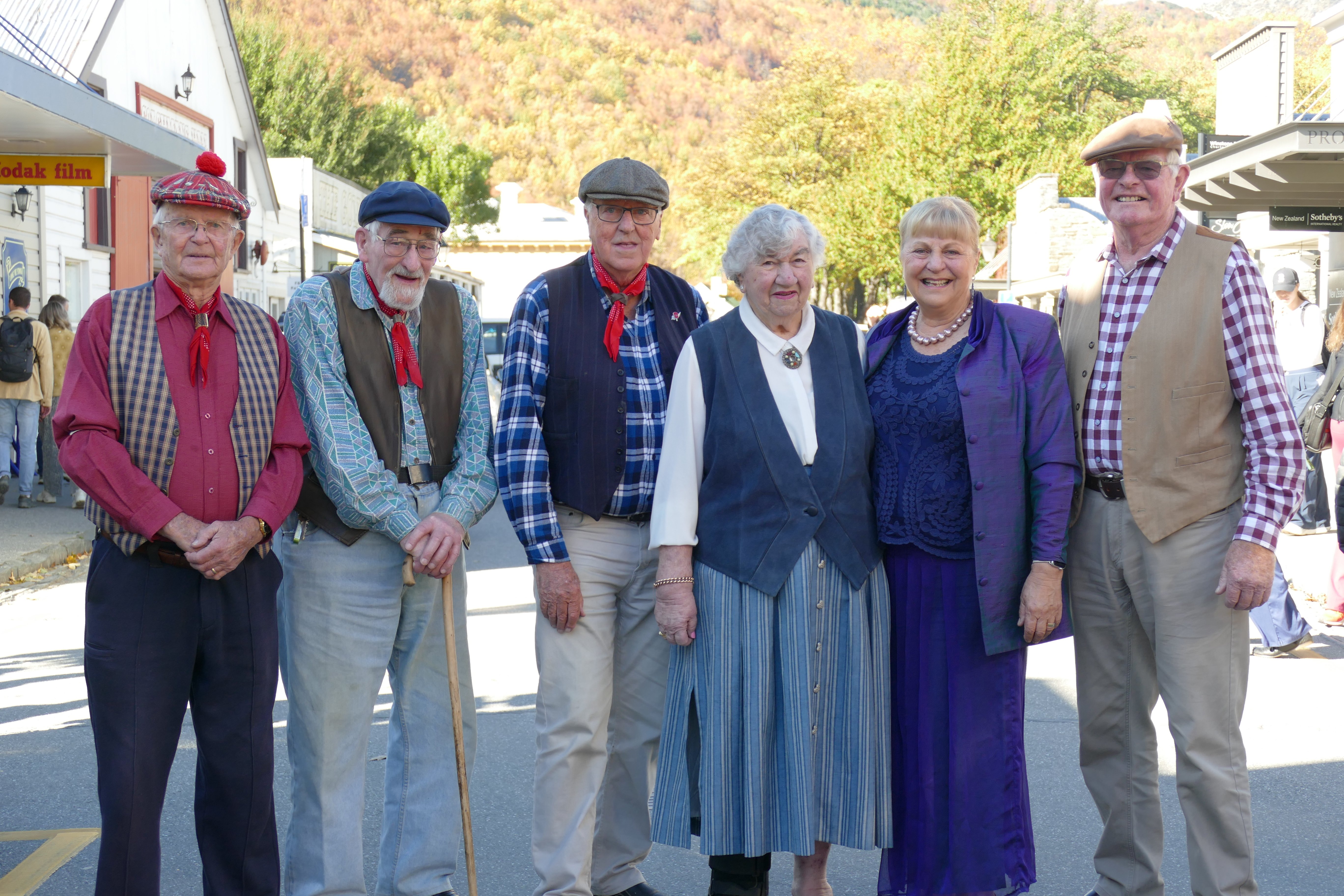The Arrow Miners Band (from left) Joe Guise, Lyn Jefcoate, Peter Doyle, Barbara Kerr, Cheryl...