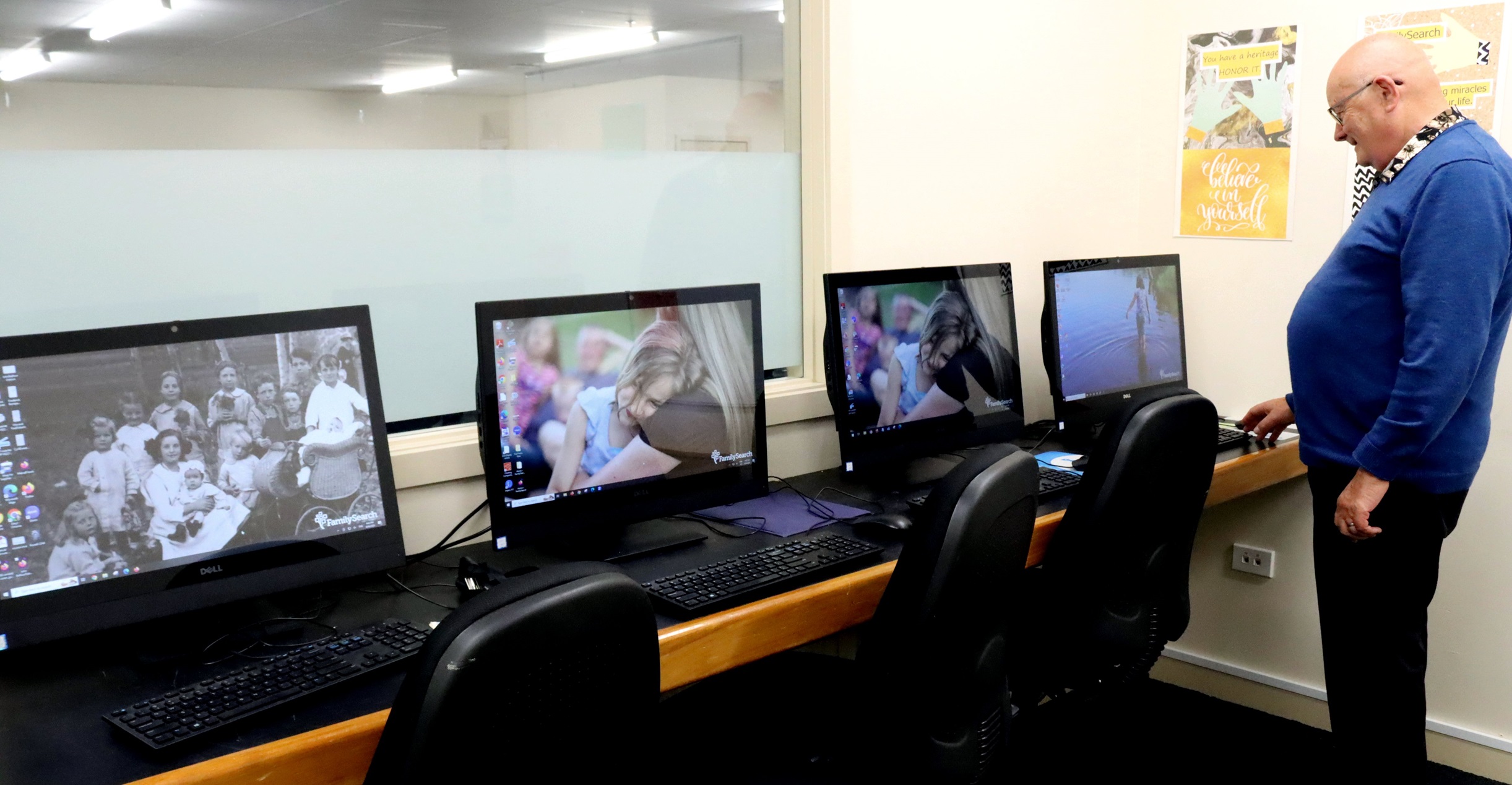 The LDS Family Research Centre can help people uncover their forebears.