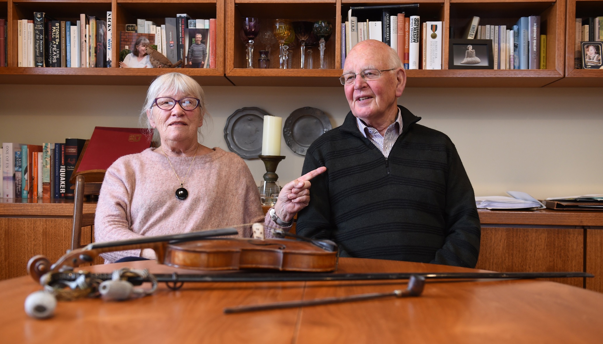 Heinke Sommer-Matheson and Peter Matheson. Photo: Gregor Richardson