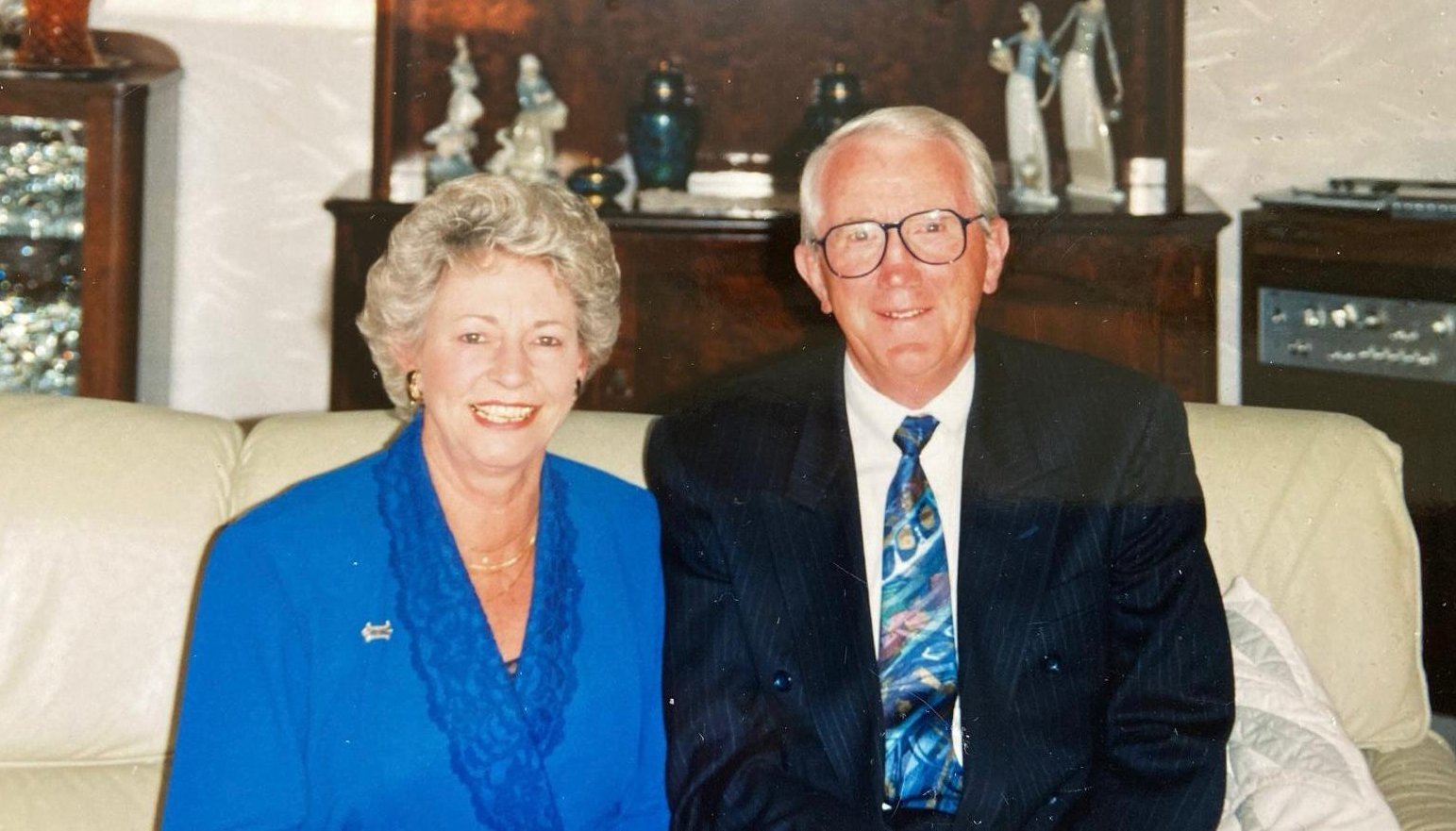 Tony and Lenore Anderson on their wedding day. Photo: supplied