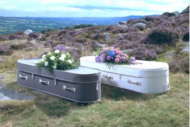 The caskets are made in the UK from New Zealand wool. Photo: Supplied