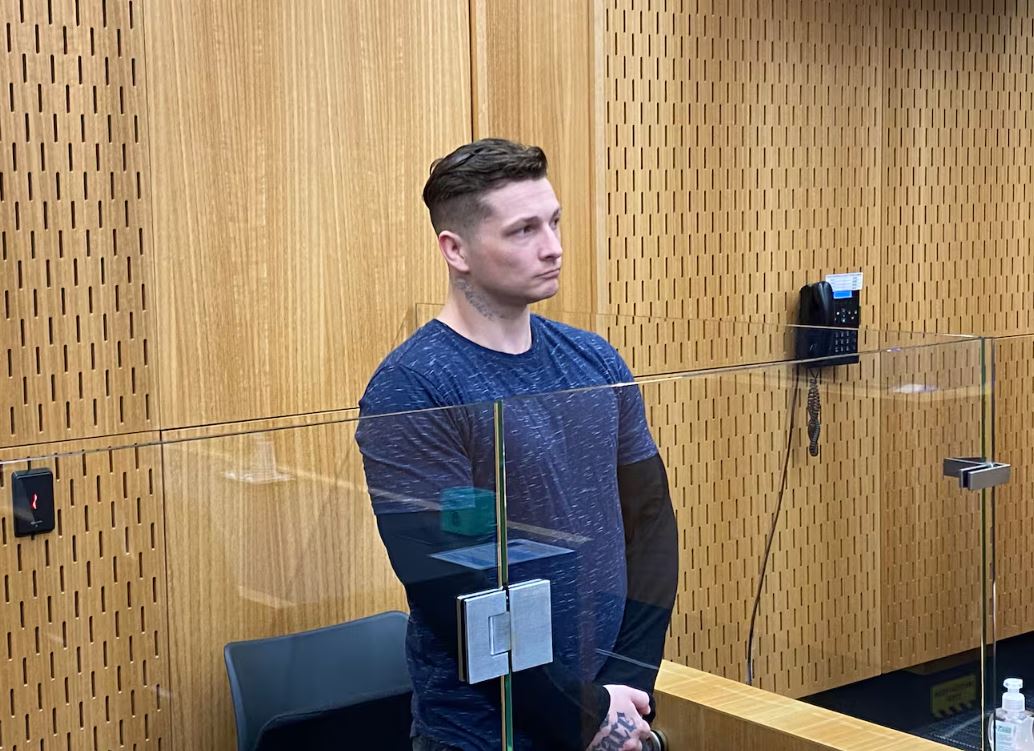 Cyle Jetson appears for sentencing in the High Court at Christchurch. Photo: Al Williams