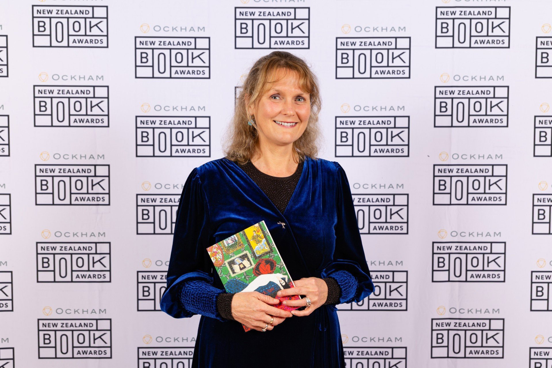 Mary and Peter Biggs Award for Poetry winner Emma Neale, of Dunedin, at the Ockham New Zealand...
