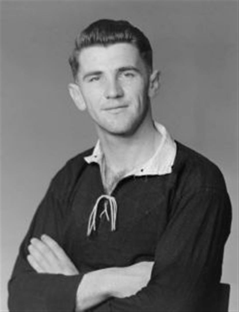 The oldest living All Black, former Southland captain Bill McCaw.