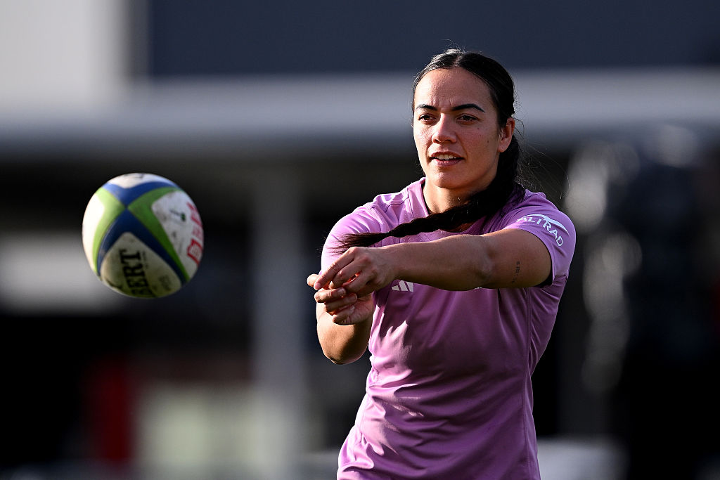 Stacey Waaka has been named to start at centre for the Black Ferns tomorrow. PHOTO: GETTY IMAGES

