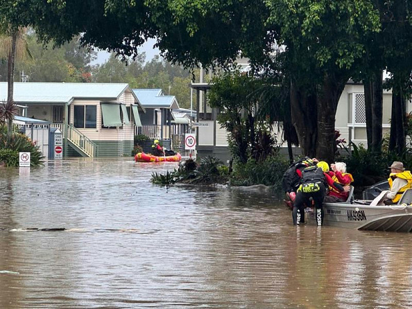 About 32,000 residents remain isolated due to flooding in New South Wales. Photo: Getty Images