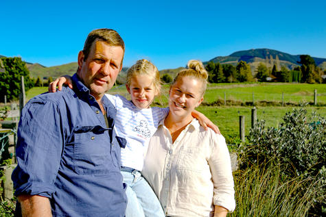 Gliddon with husband Matt and daughter Hazel live on a small block of land at Russells Flat near...