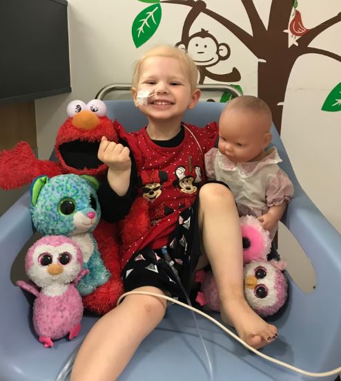 Indi Wealleans is 9-years-old and has already survived cancer twice. Photo: Supplied