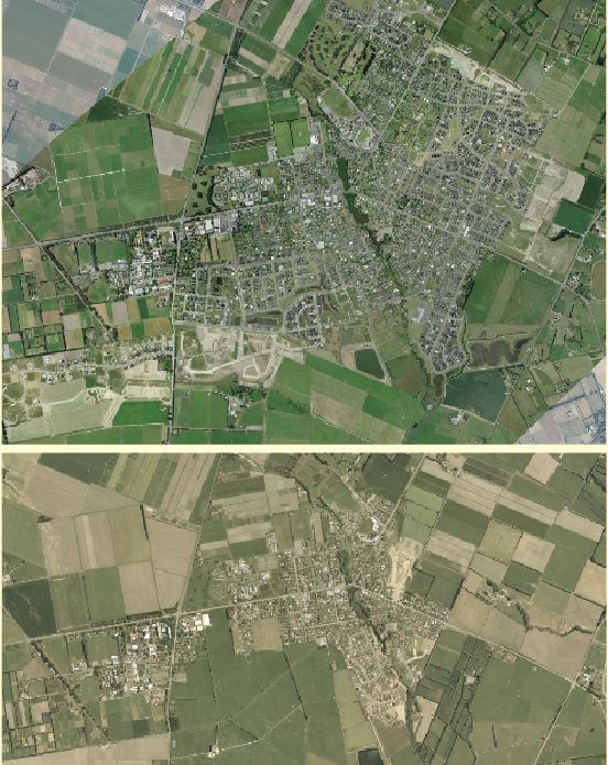 Lincoln now (top) and pre-2011. Iamges: Supplied