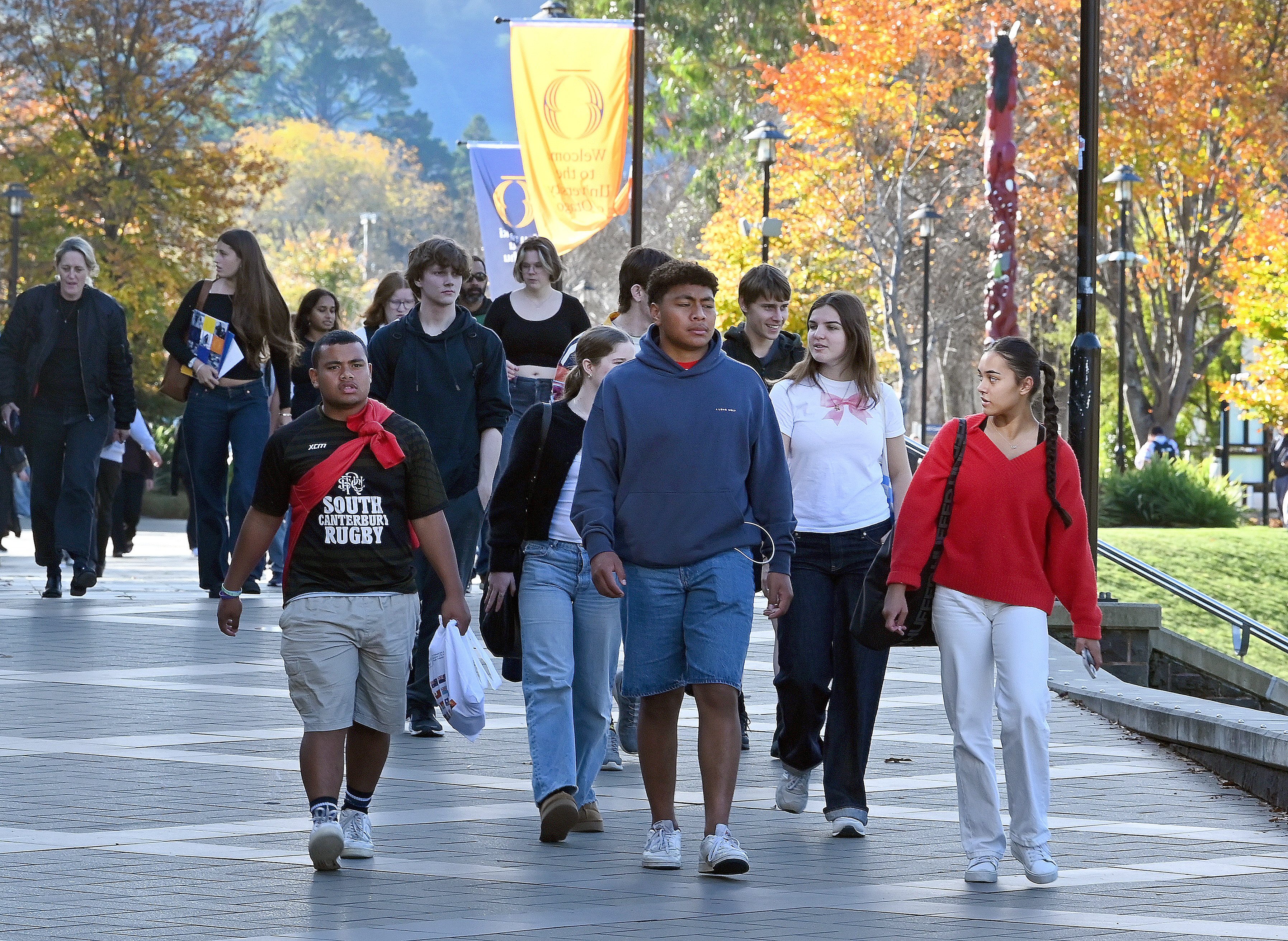 Thousands of prospective students experienced the campus lifestyle at the University of Otago's...