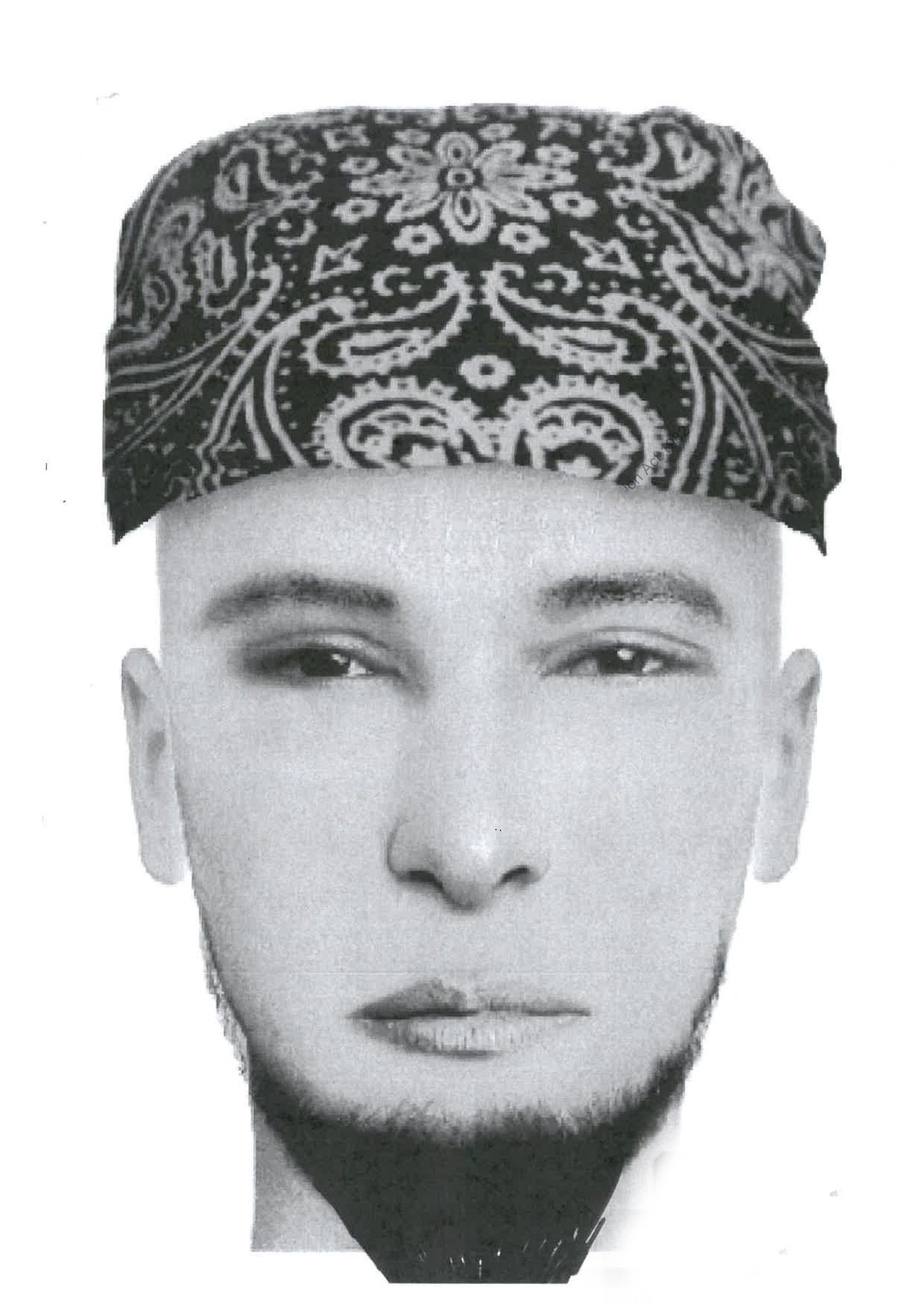 Police released this identikit photo several years ago as they tracked a man responsible for a...