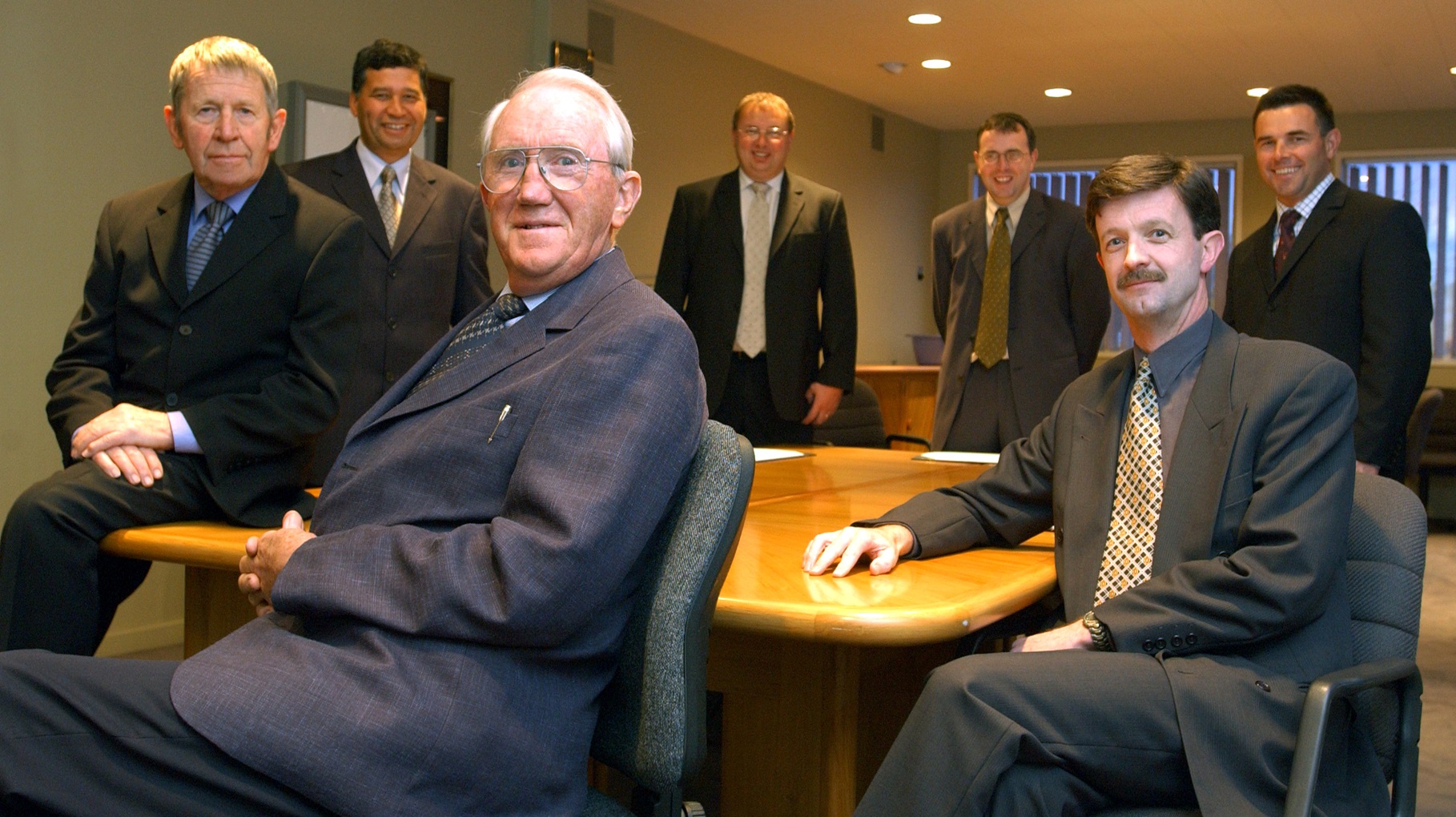 Polson Higgs partners and principals (from left) Les Stewart, Philip Broughton, Tony Anderson,...