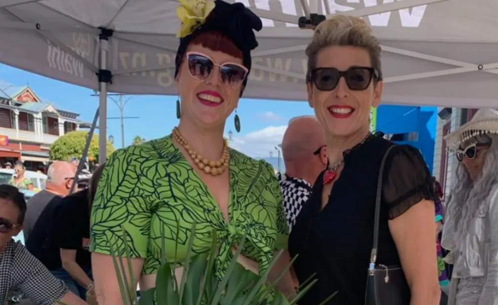 Hauraki District Council's community development advisor Katie McLaren (left) and community...