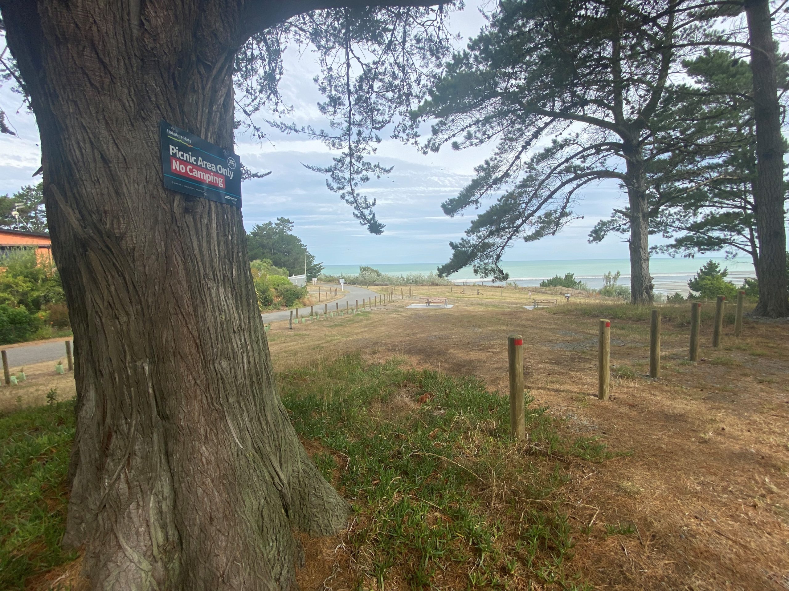 The reserve bollards prior to 31 being removed at the end of 2024. PHOTO: ASHBURTON GUARDIAN