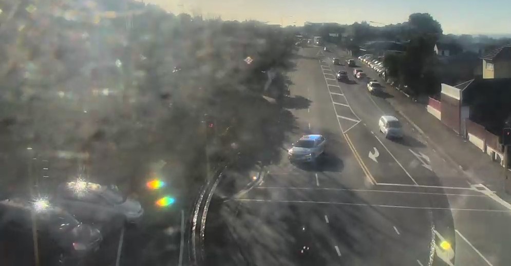 The crash blocked Evans St, State Highway 1, in Timaru, for several hours. Photo: NZTA