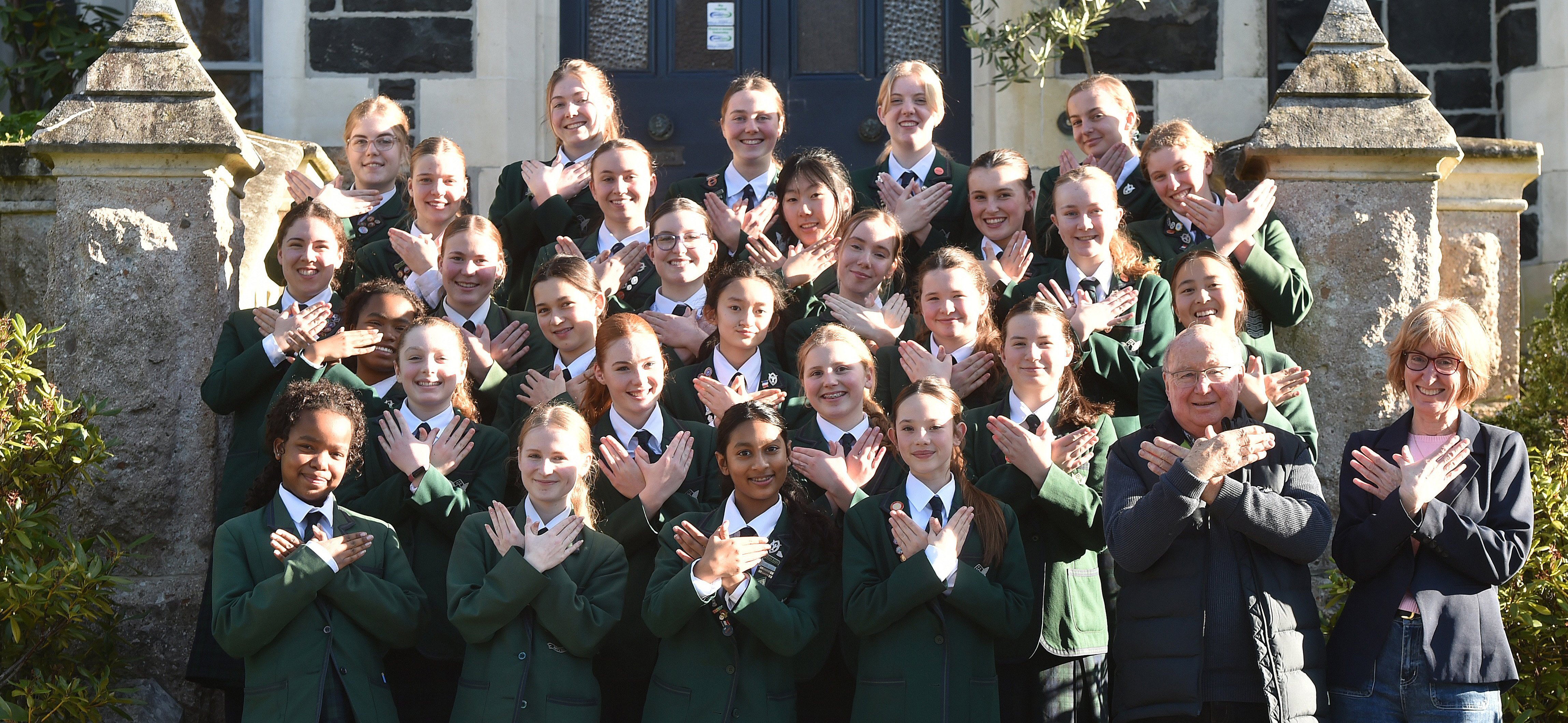 The Columba College choir Cantus Columba. PHOTO: GREGOR RICHARDSON
