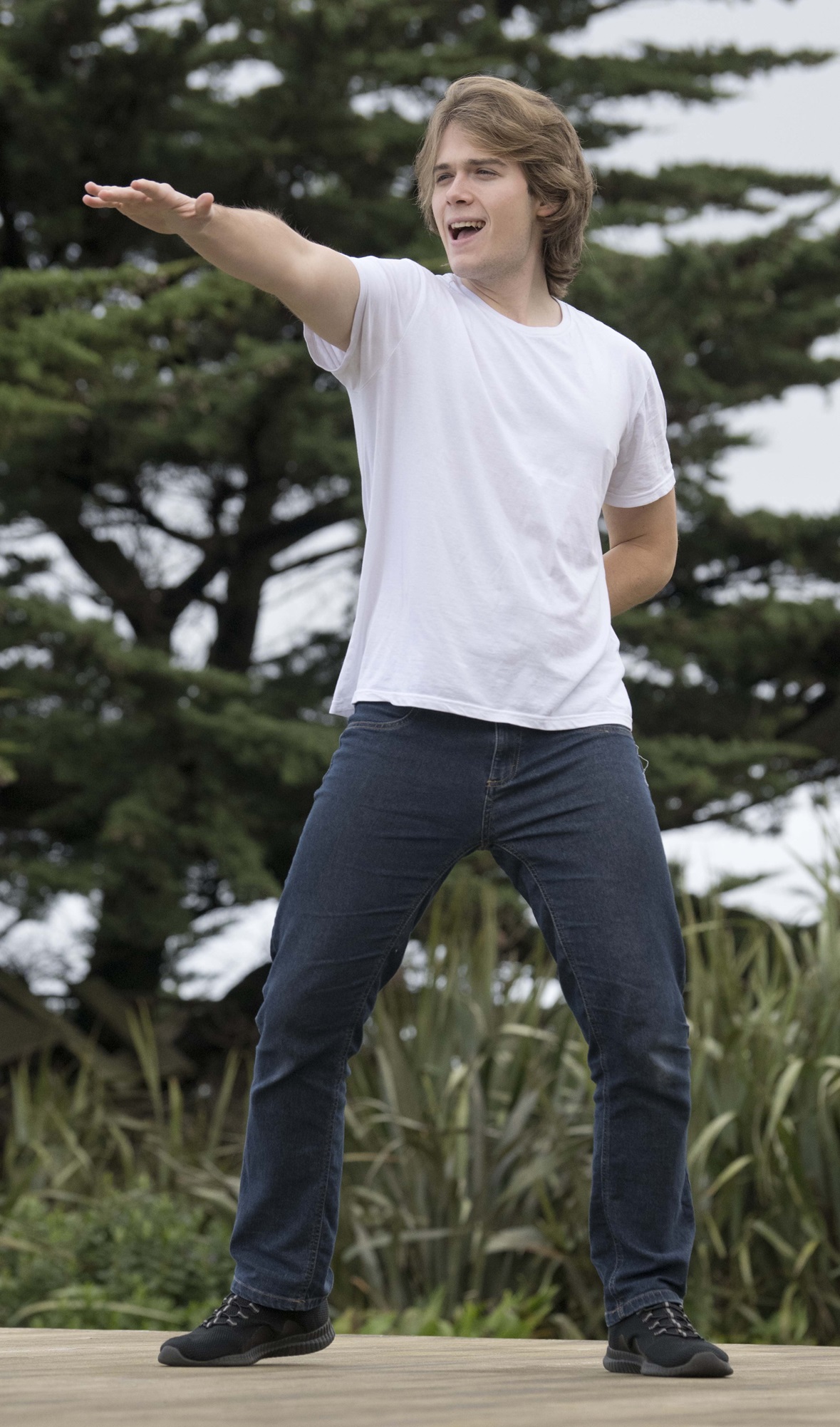 King’s High School student Ethan Towers has stepped in to take over the lead role of Danny Zuko...
