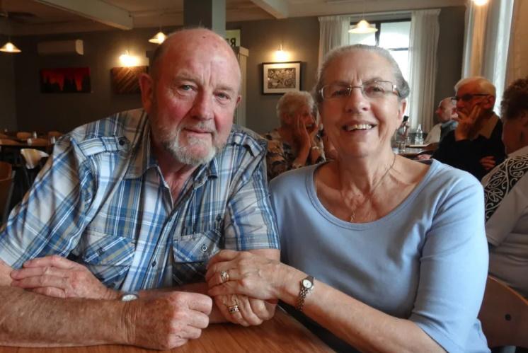 Faye (Frances Anne) Phelps and her late husband Bill. Photo: Supplied
