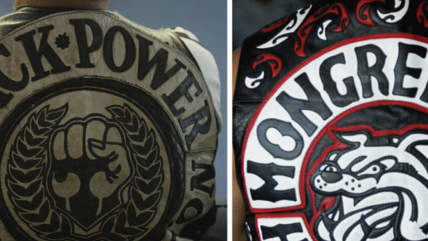 An ex-Mongrel Mob member was beaten with a baton after two Black Power associates "rushed" him in...