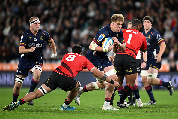 Highlanders lock Fabian Holland has been included in the All Blacks squad named today. Photo:...