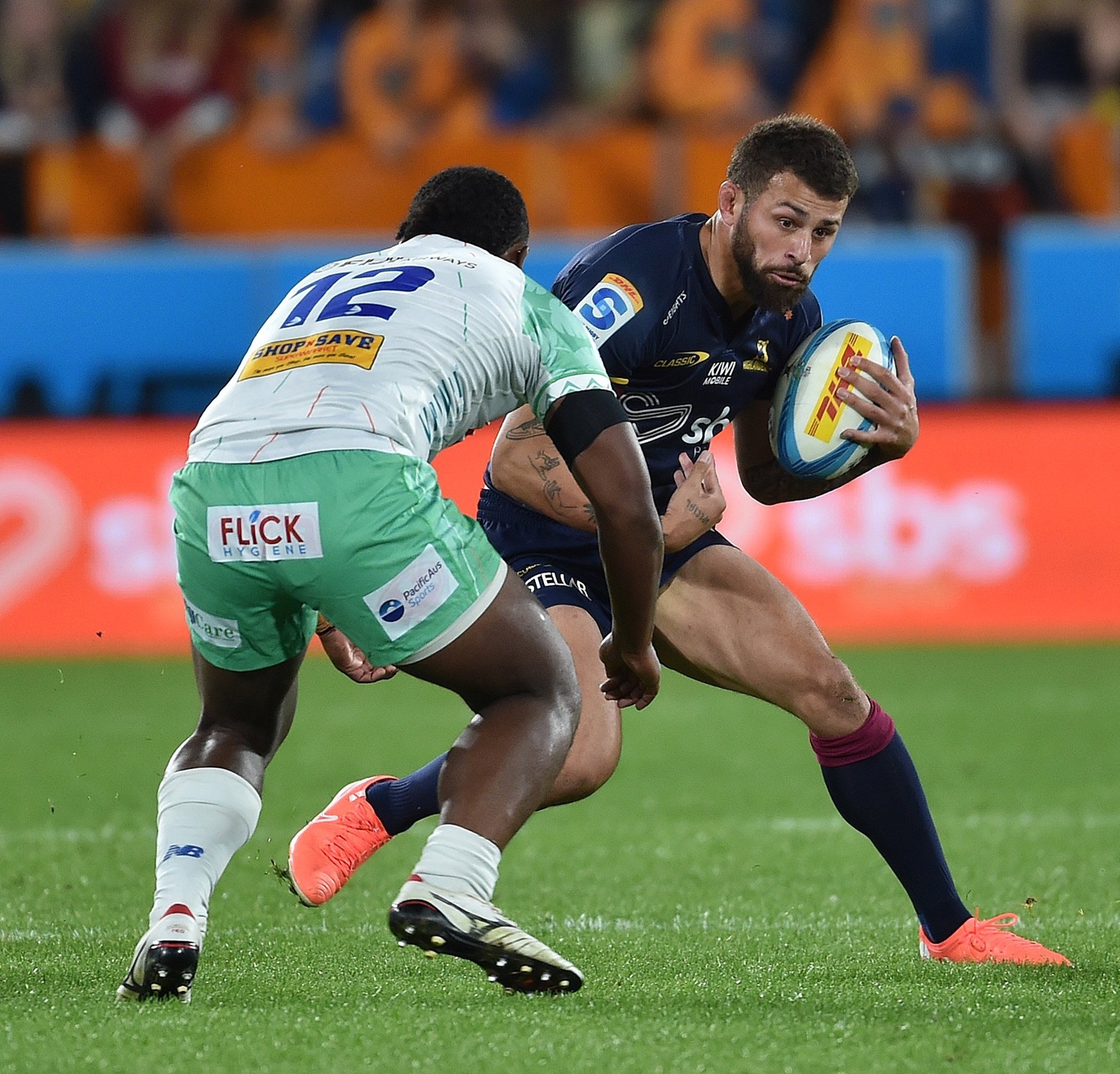 Highlanders fullback Jacob Ratumaitavuki-Kneepkens, who missed the first half of the season while...