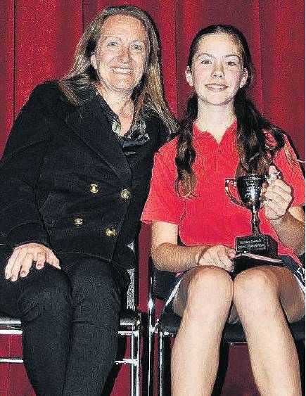 Cust School pupil Kate Riley, 12, with her mum Anna. PHOTO: SHELLEY TOPP