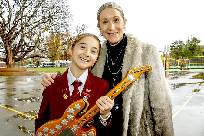 Cleo Fitzgerald with her mum Ella. PHOTO: GEOFF SLOAN