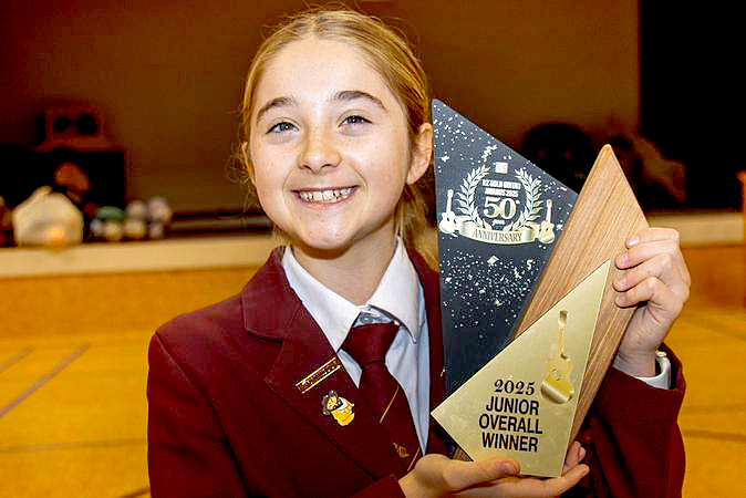 Cleo Fitzgerald won the junior vocal solo and junior gospel categories. PHOTO: GEOFF SLOAN