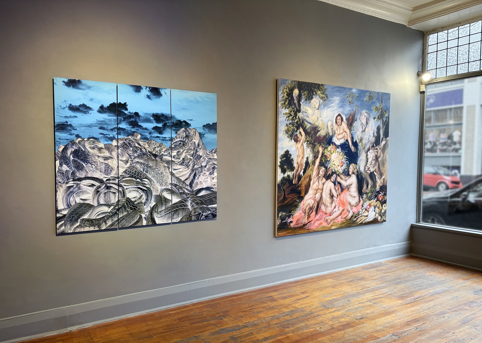 Intersection [installation view], featuring Ana Terry and Anita DeSoto. Photo: Justin Spiers