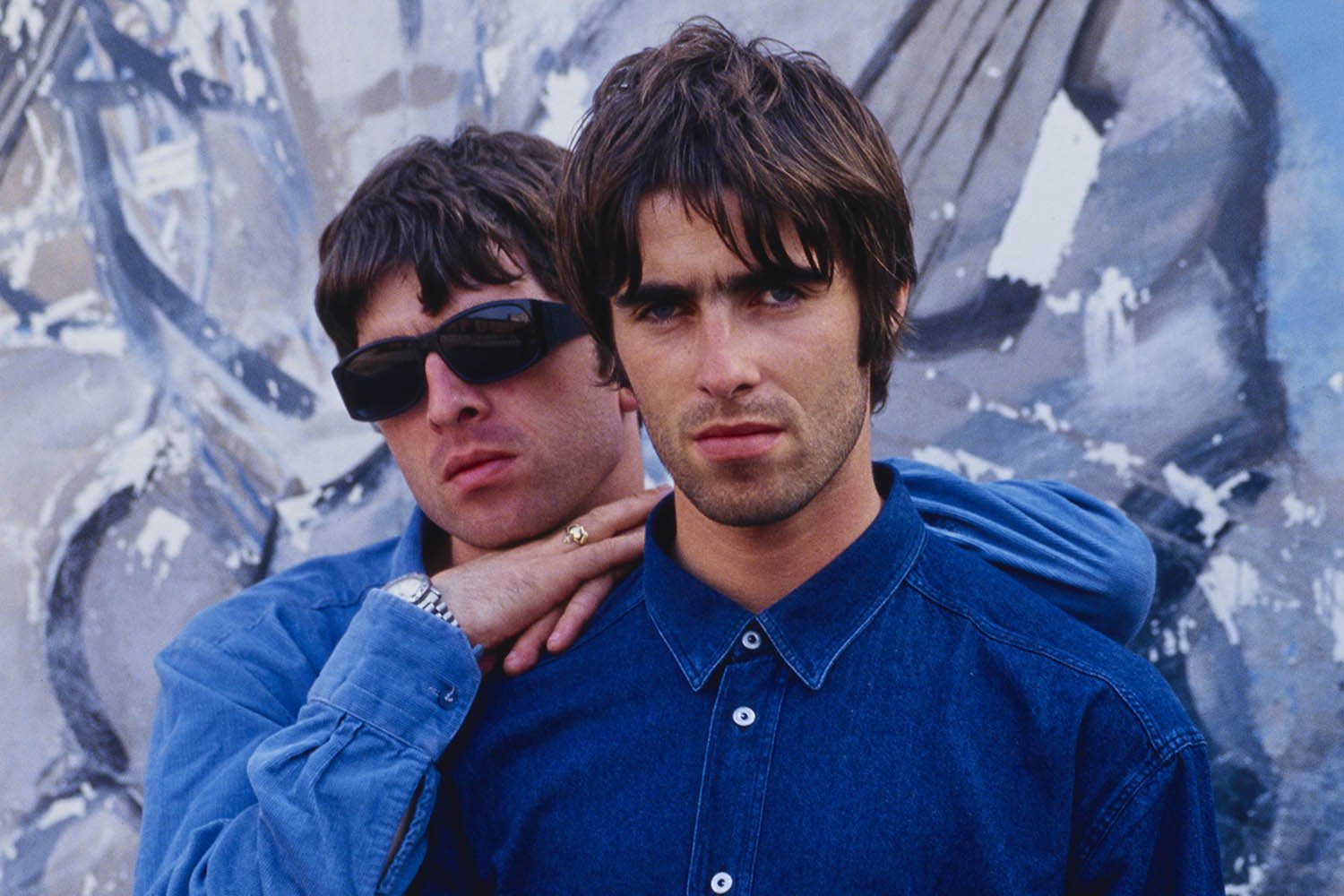 Brothers Noel and Liam Gallagher.