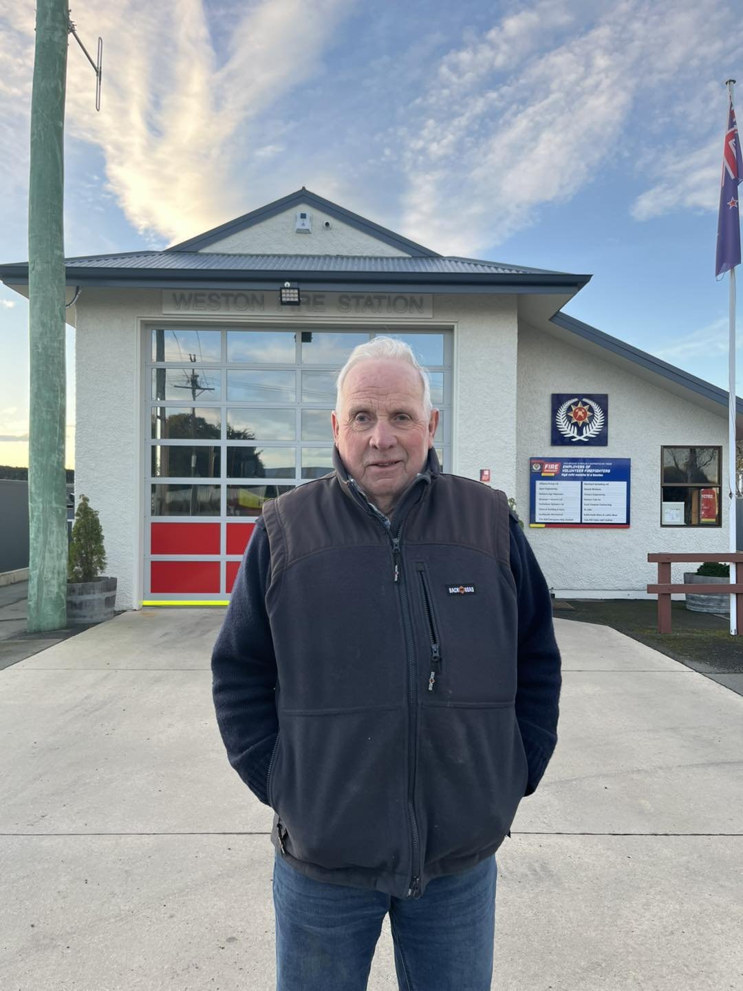 Weston Volunteer Fire Brigade chief fire officer Bevan Koppert stepped down last month after 51...