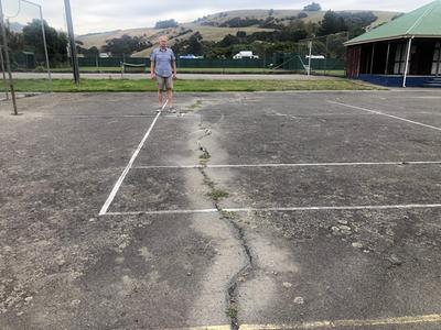 After years of wear and tear, the tennis courts at the Akaroa Recreation Ground have become...