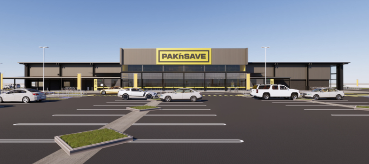 Pak’nSave Rolleston will be located on Levi Rd within a new shopping hub. Image: Foodstuffs...