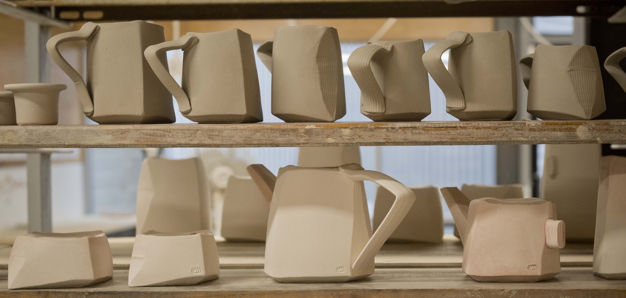 Potter Chris Weaver is on a residency at the Dunedin School of Art. Photo: Gerard O'Brien