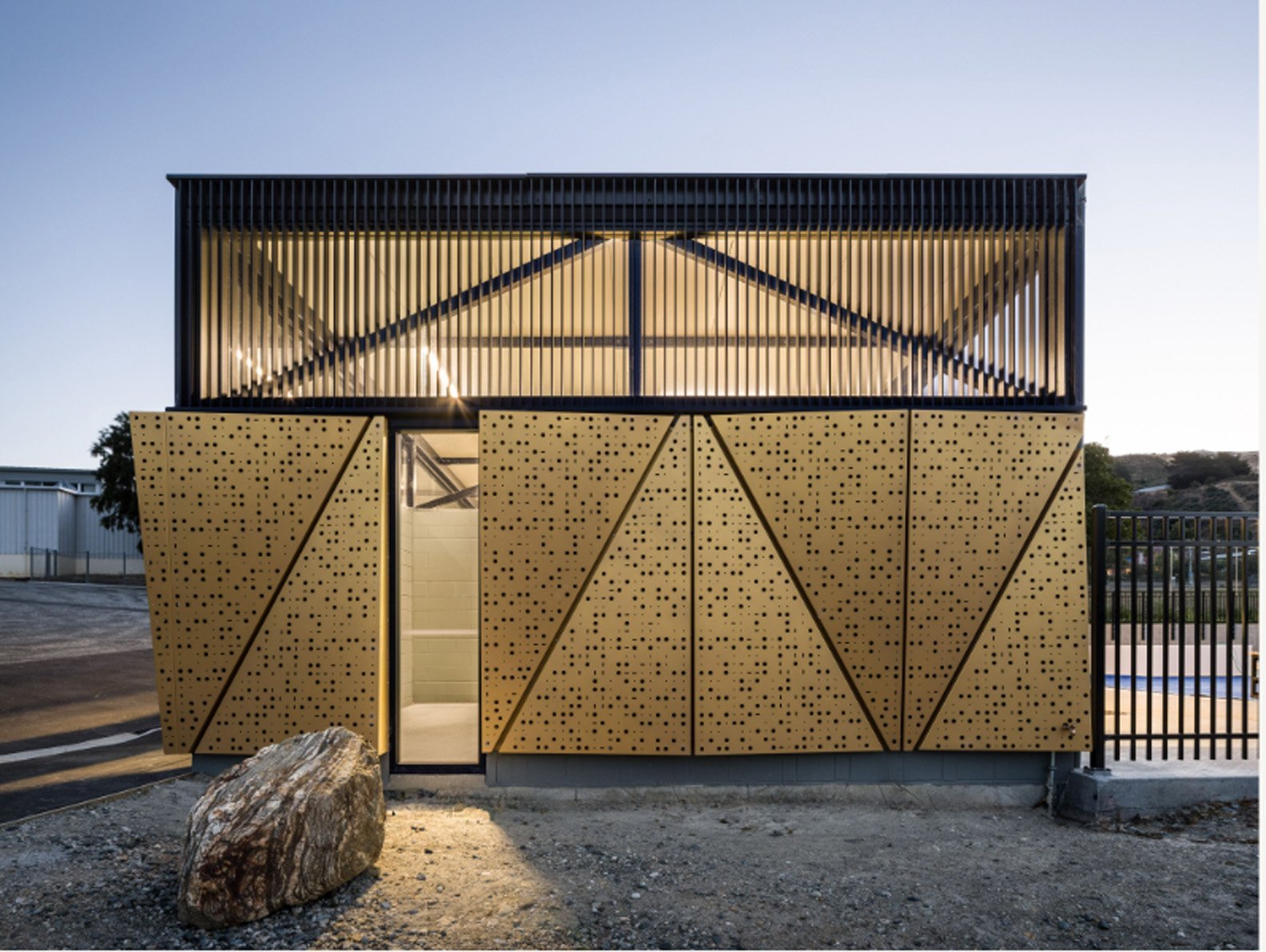 Roxburgh Pool by Hierarchy Group received a public architecture award. It comprises three pools,...