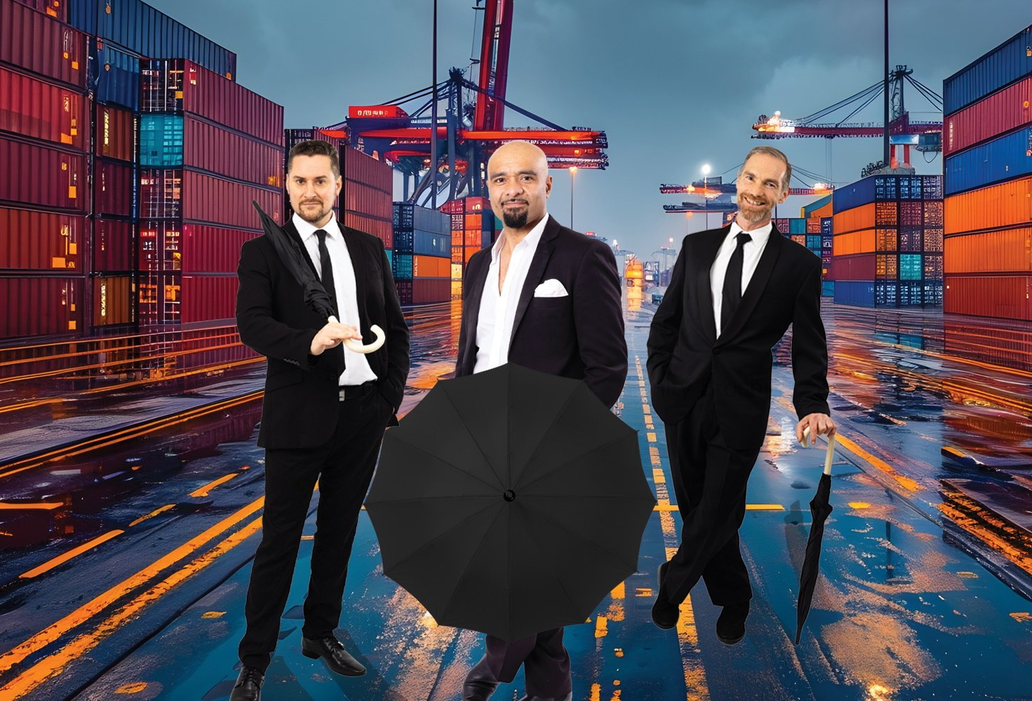 Operatunity artists (from left) Russell Dixon, Bonaventure Allan-Moetaua, and Matt Pike will...