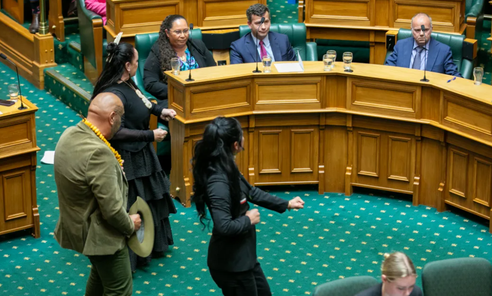Te Pāti Māori MPs , Debbie Ngarewa-Packer, Rawiri Waititi and Hana-Rawhiti Maipi-Clarke face ACT...