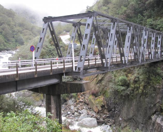 The Gates of Haast bridge. File photo 