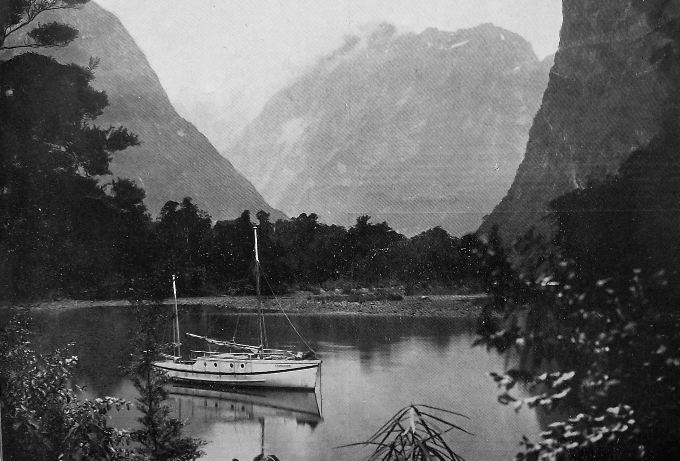 Arthur River, near Sandfly Hut, where the Milford Track arrives at Milford Sound. — Otago Witness...
