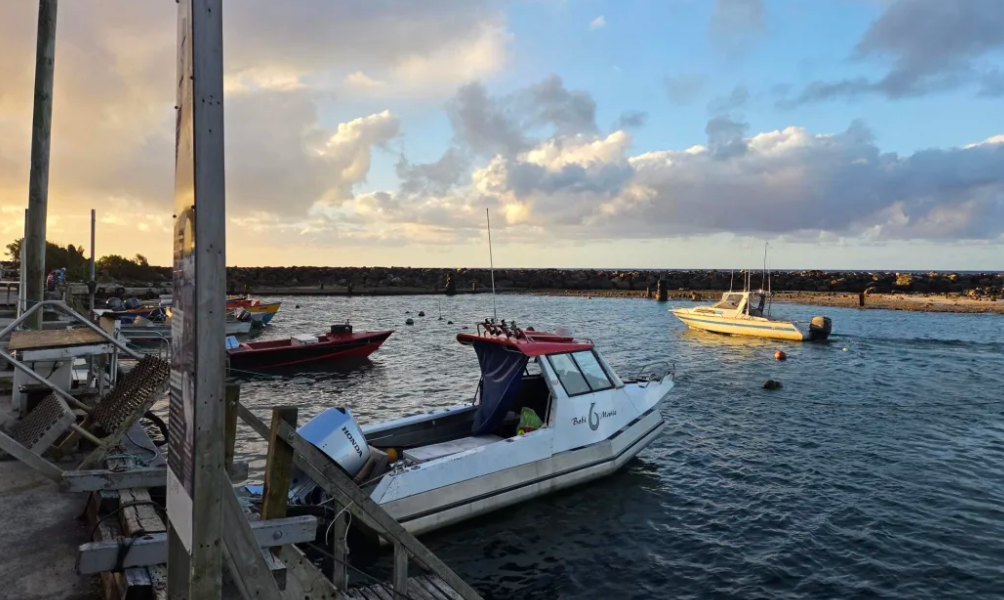Boats in Rarotonga were being moved to deeper water on the advice of local authorities in...