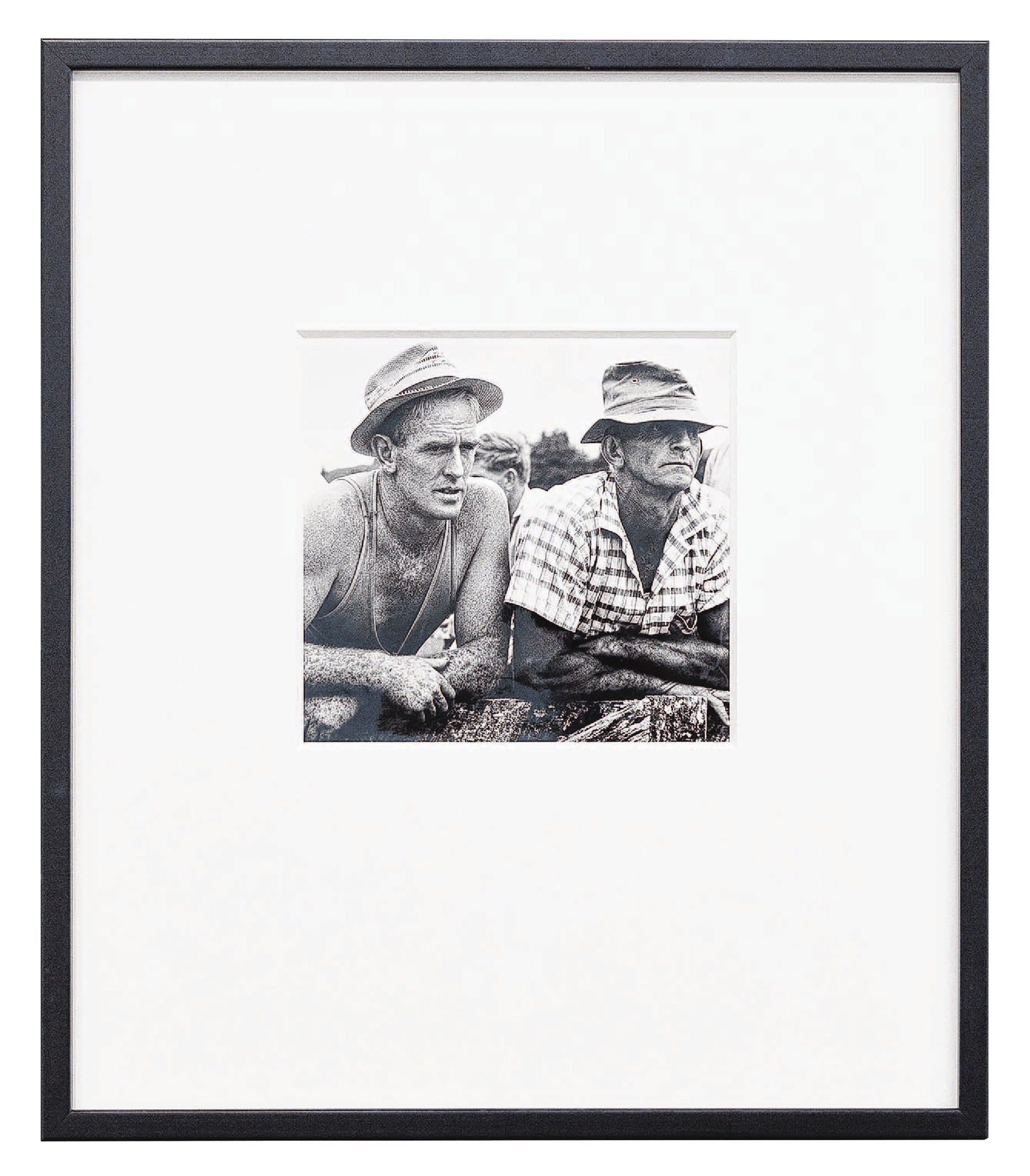 Farmers, c.1970. Vintage silver gelatin print